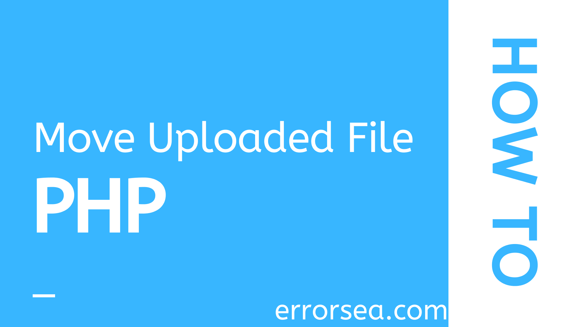 How to Move Uploaded File in PHP
