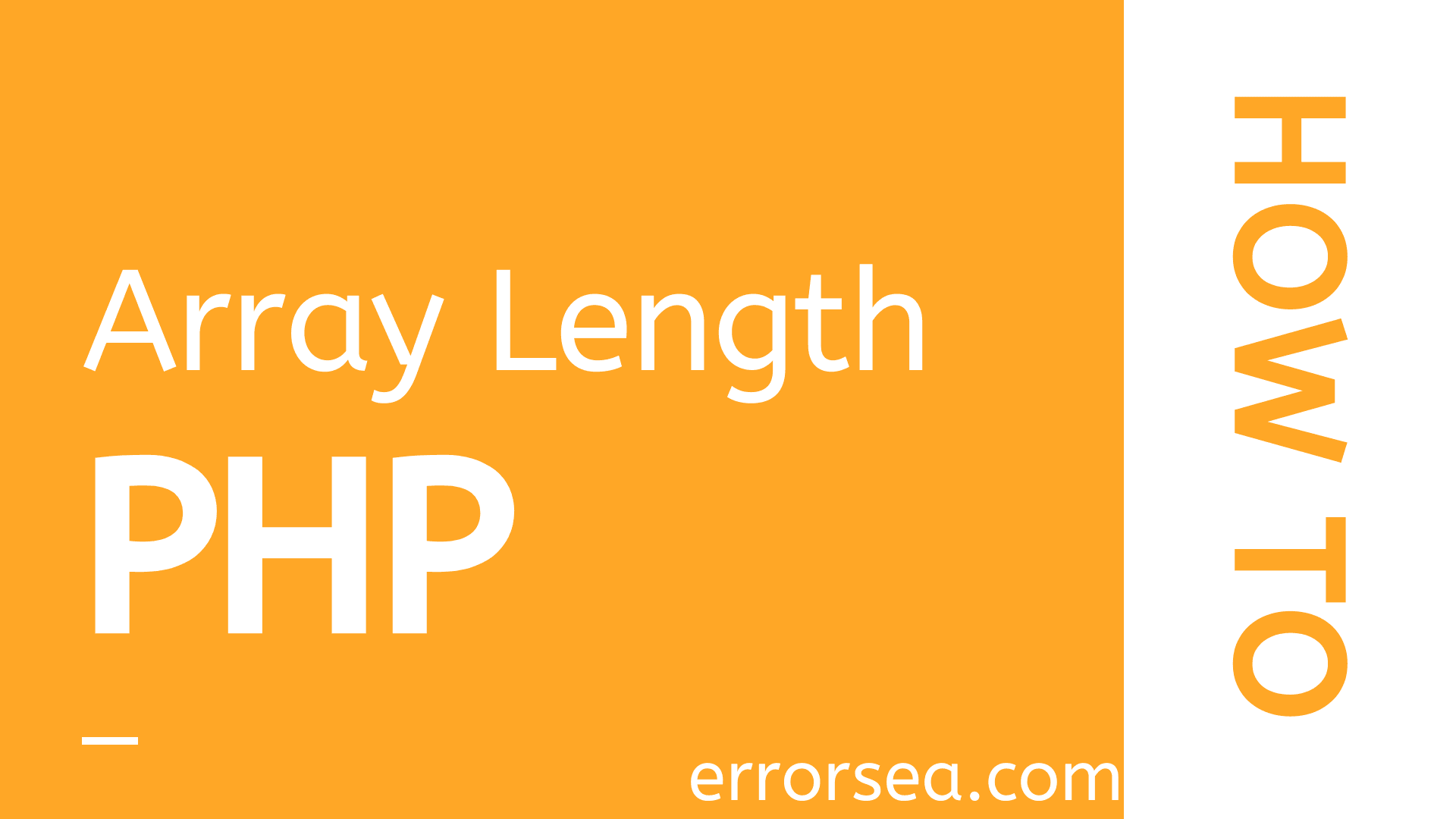 Find Array Length in PHP