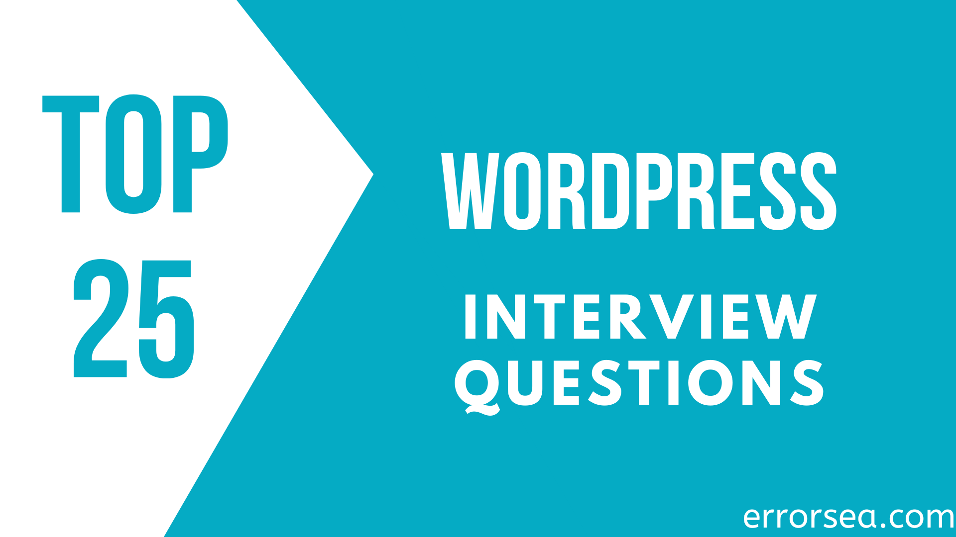 Top 25 WordPress Interview Questions and Answers for Experienced (Download Free PDF)