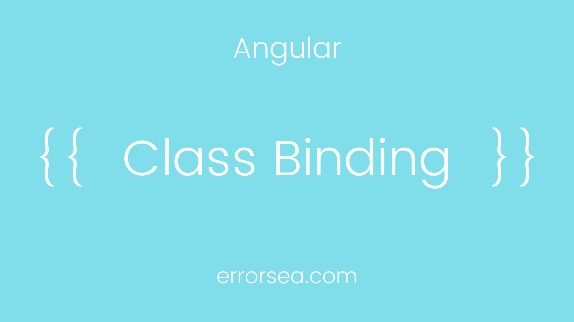 Angular Class Binding