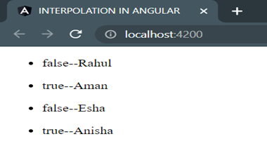 angular ngfor odd variable example
