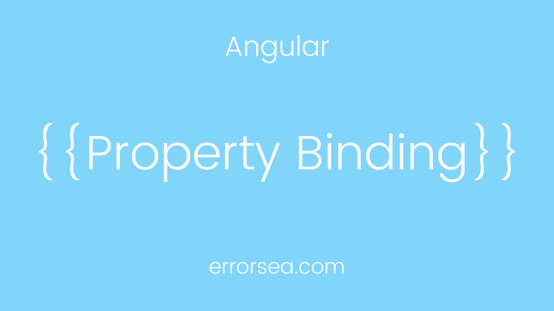Angular Property Binding