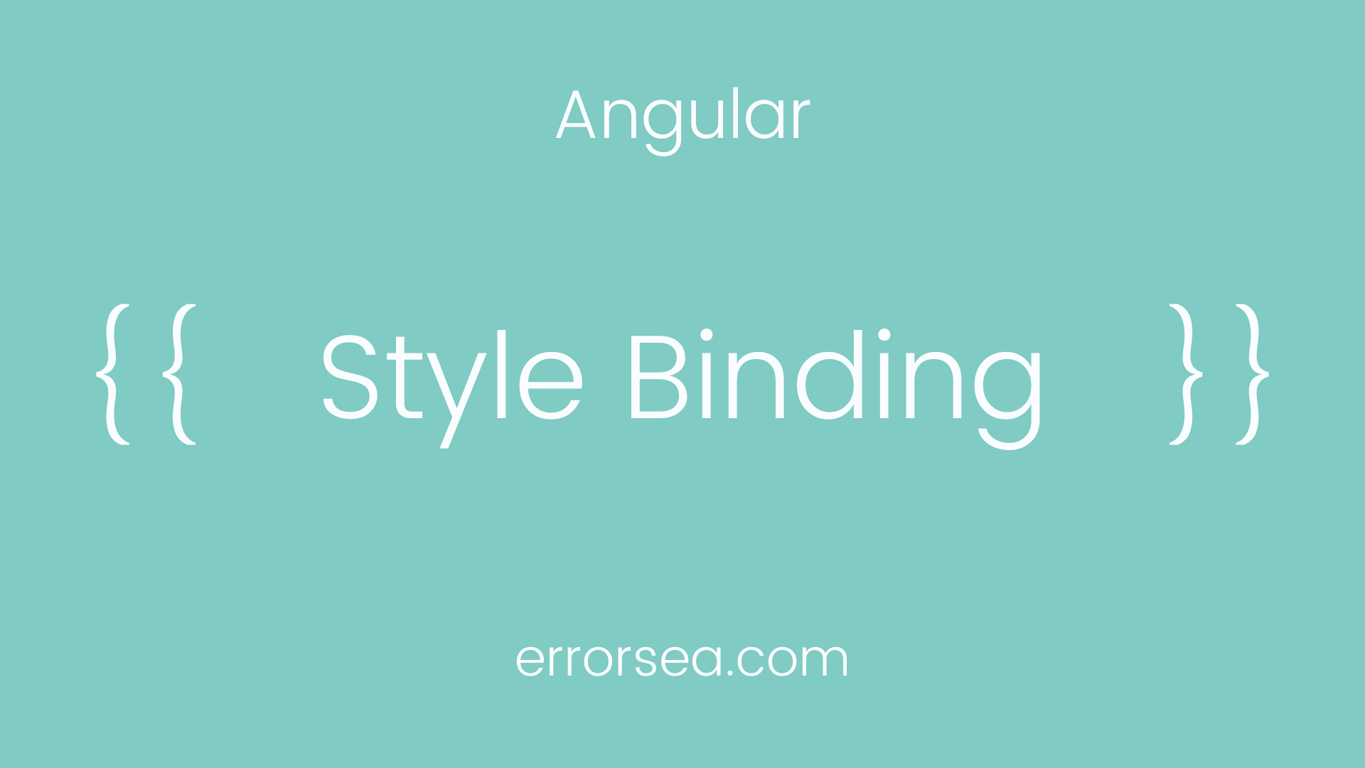 Angular Style Binding