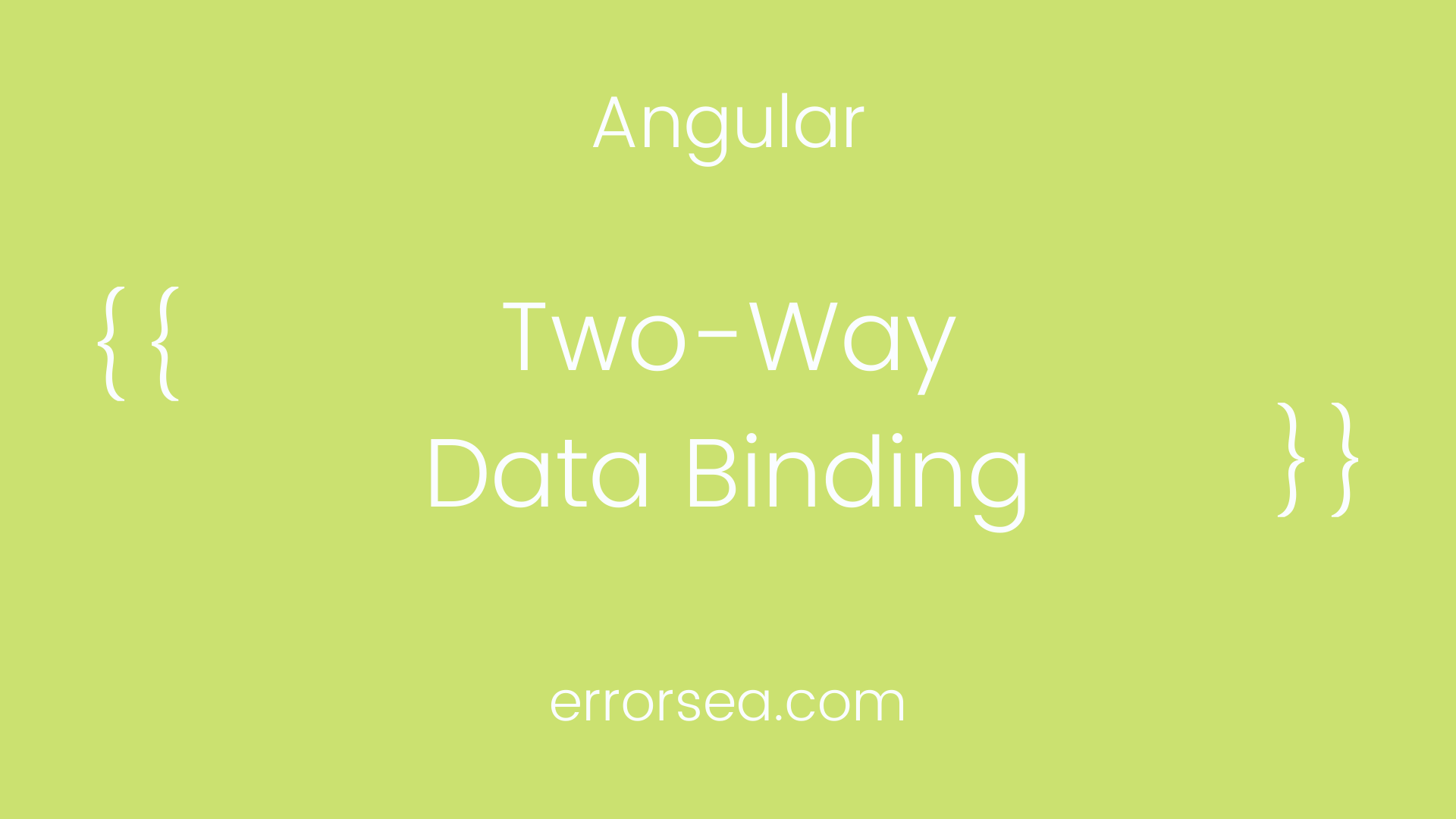 Angular Two-way Data Binding