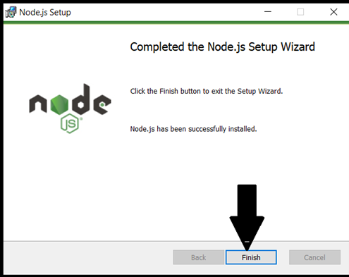 nodejs install in windows step 3-5